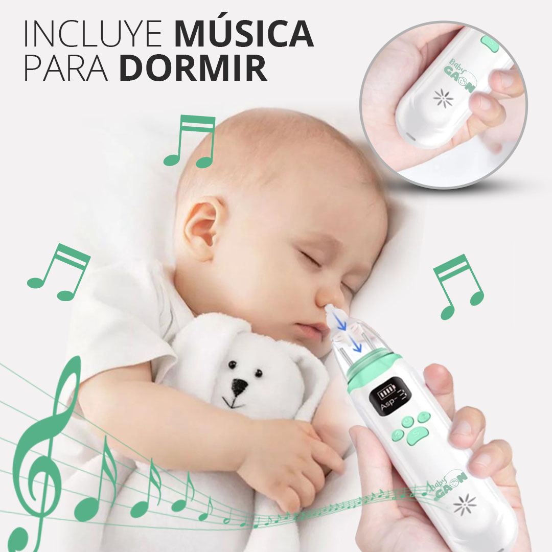 Aspirador Nasal Para Bebe Saca Mocos Electrico Limpiador