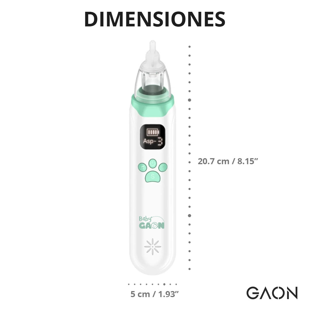 Aspirador Nasal Para Bebe Saca Mocos Electrico Limpiador