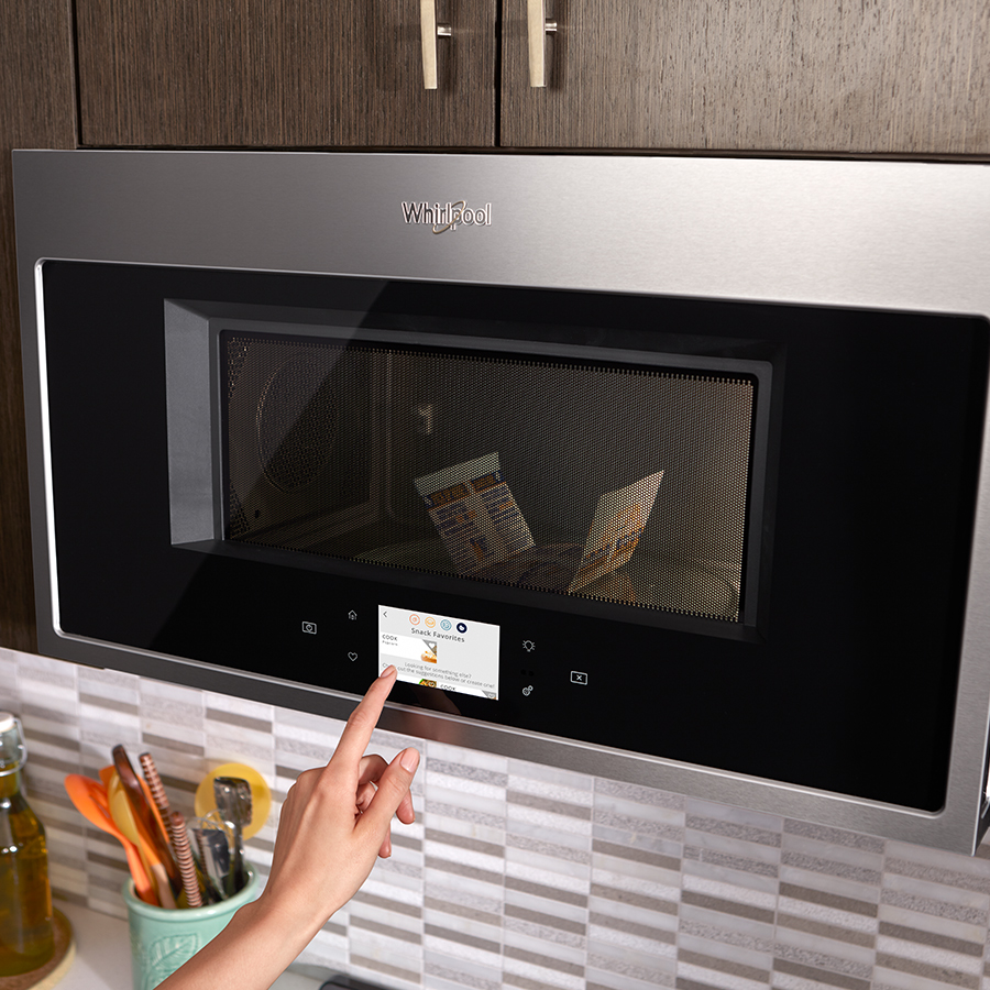 Microcampana Whirlpool Smart Appliance con Scan-To-Cook WMHA9019HZ