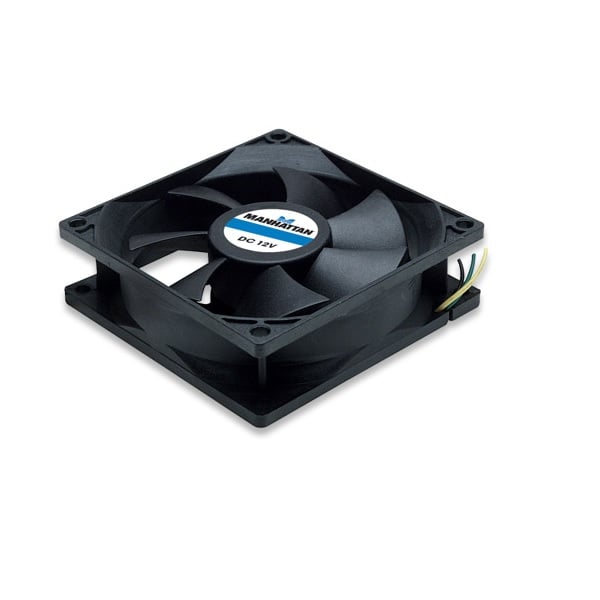 Ventilador Negro plástico 2500 RPM Confiable Silencioso Fuente de Poder Enfriamiento 700955