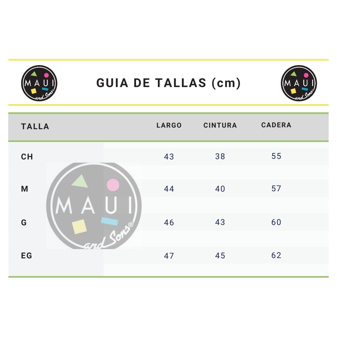 TRAJE DE BAÑO CABALLERO MARCA MAUI AND SONS