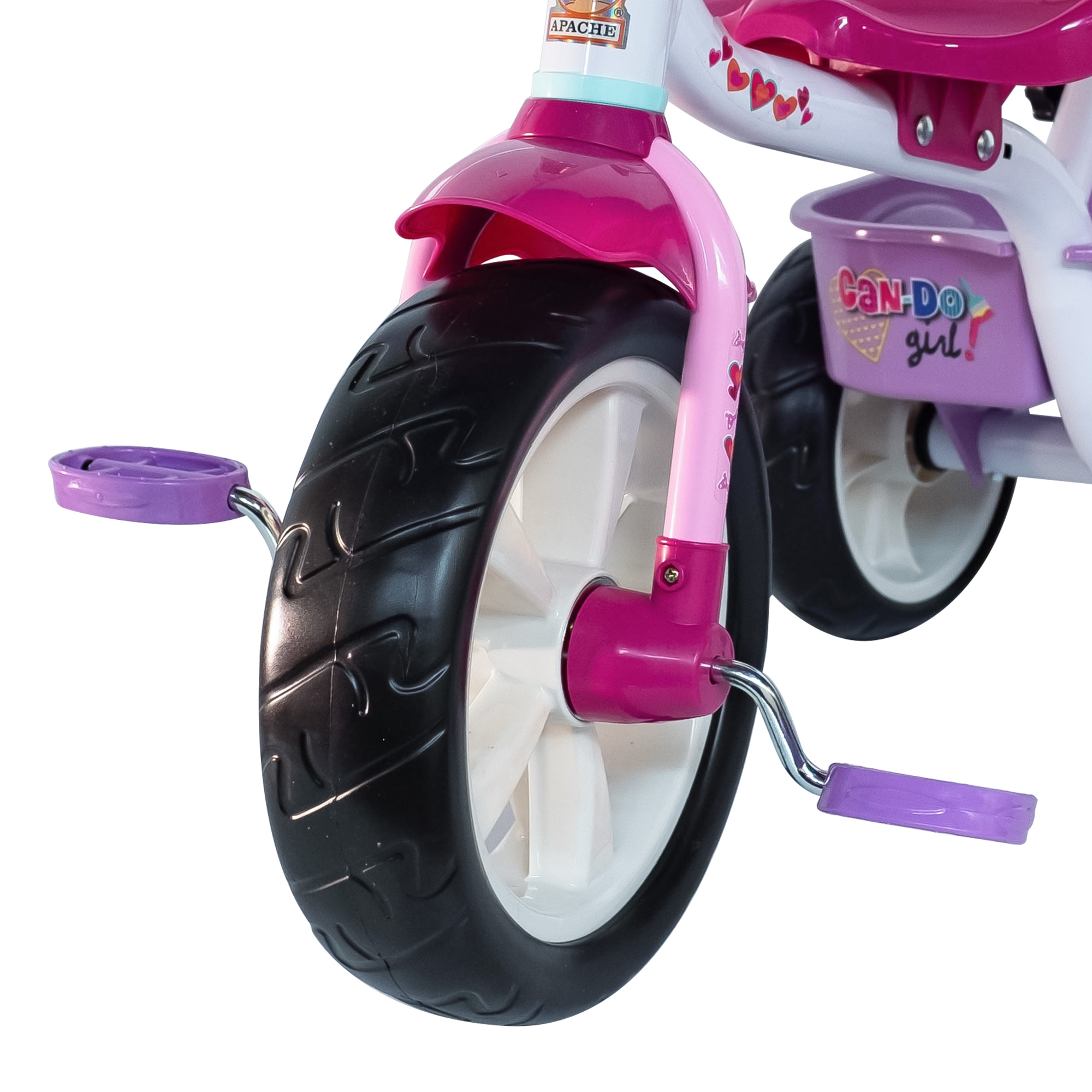  Triciclo Apache Minnie Cajuela Barra Empuje y Bolsa