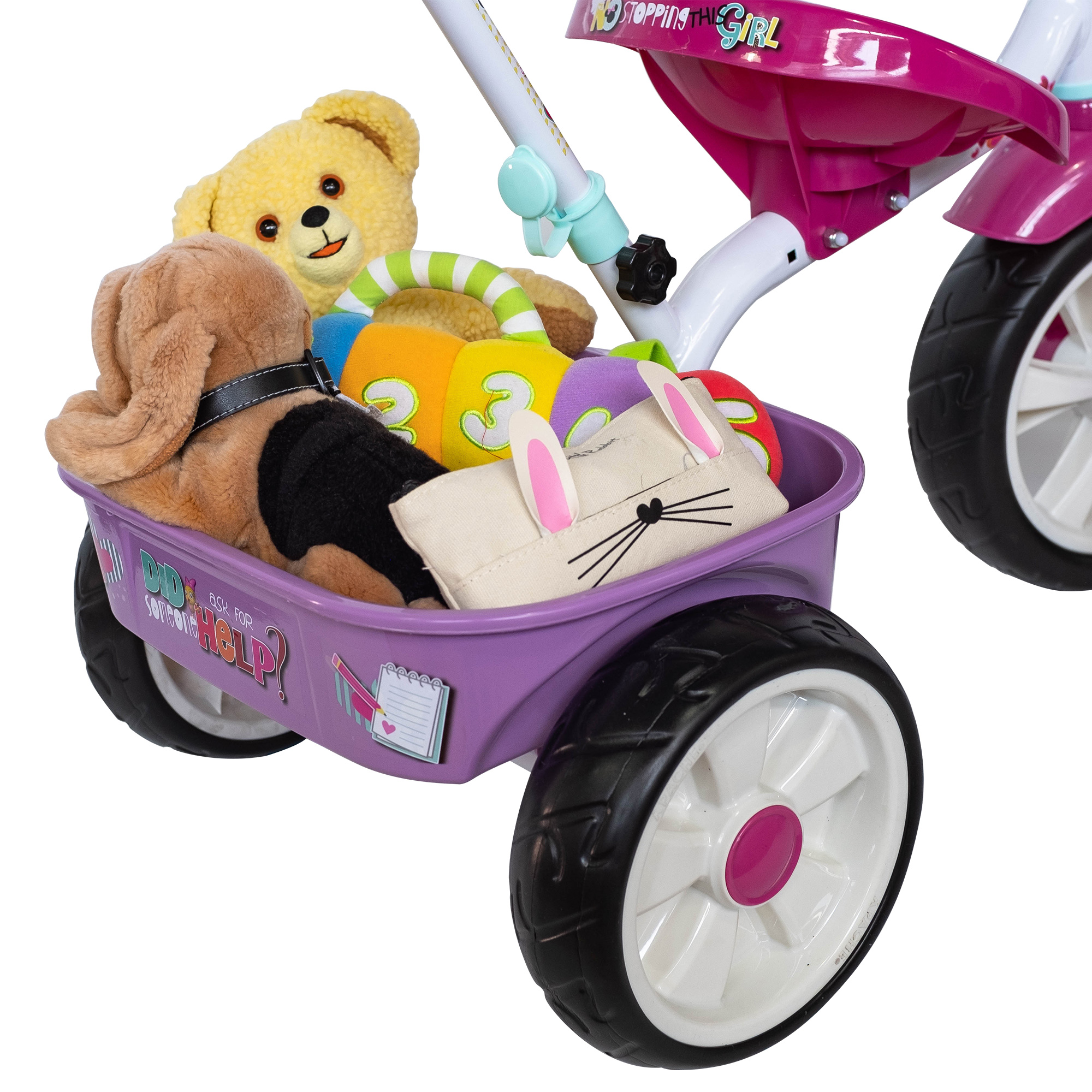  Triciclo Apache Minnie Cajuela Barra Empuje y Bolsa