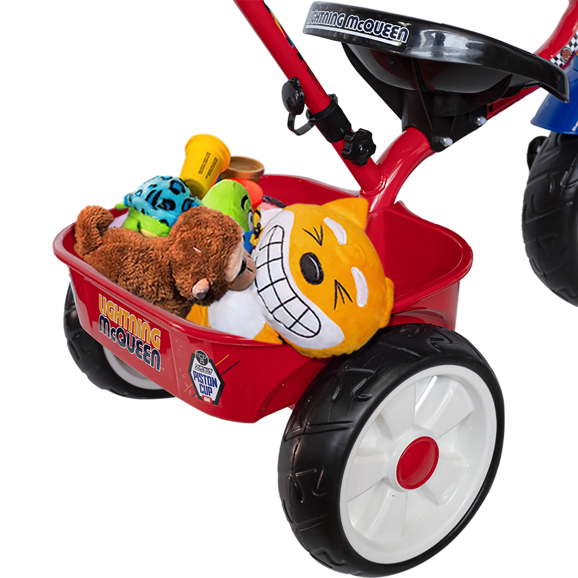 Triciclo Apache Cars Cajuela Barra Empuje y Bolsa