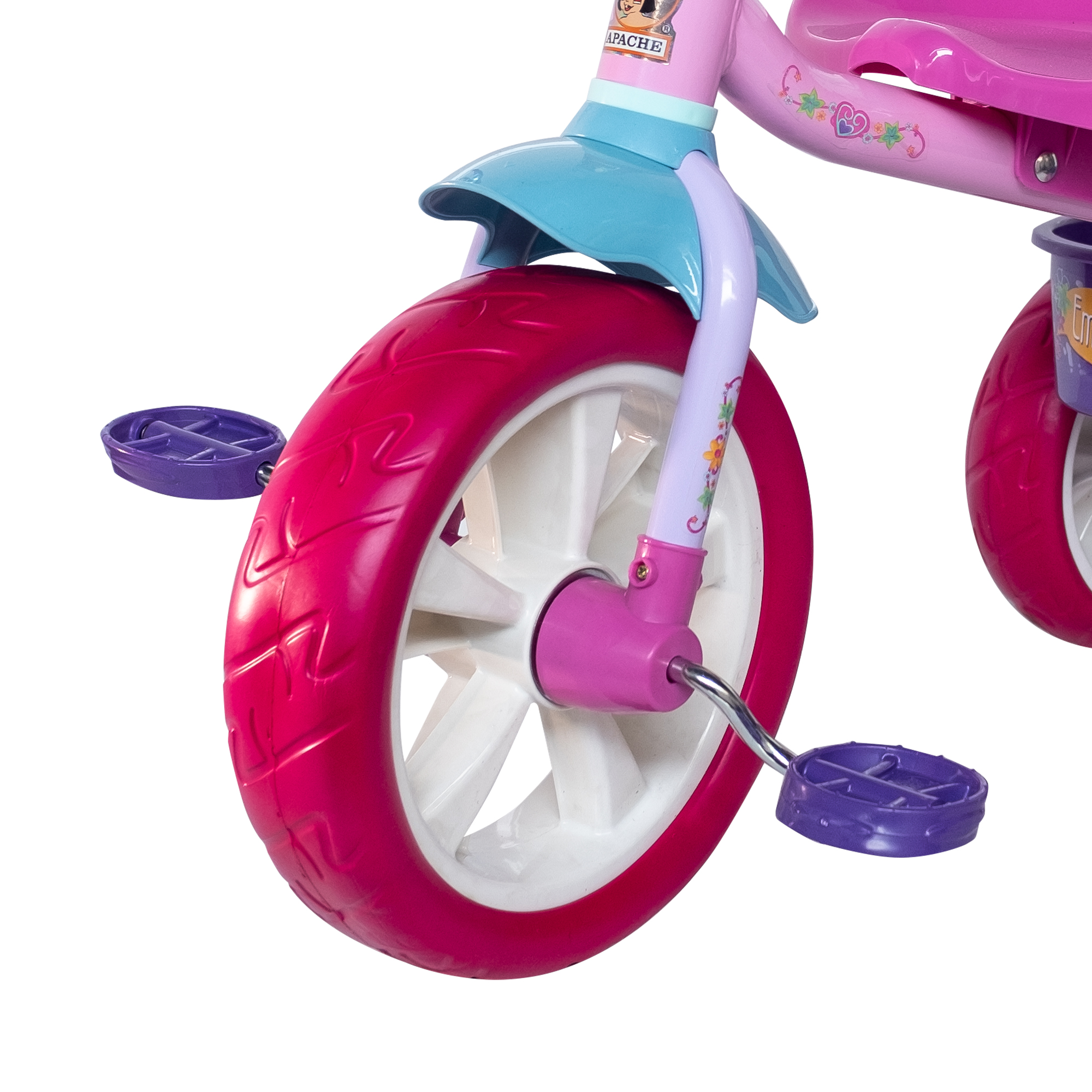 Triciclo Apache Princesas Disney Cajuela Barra Empuje