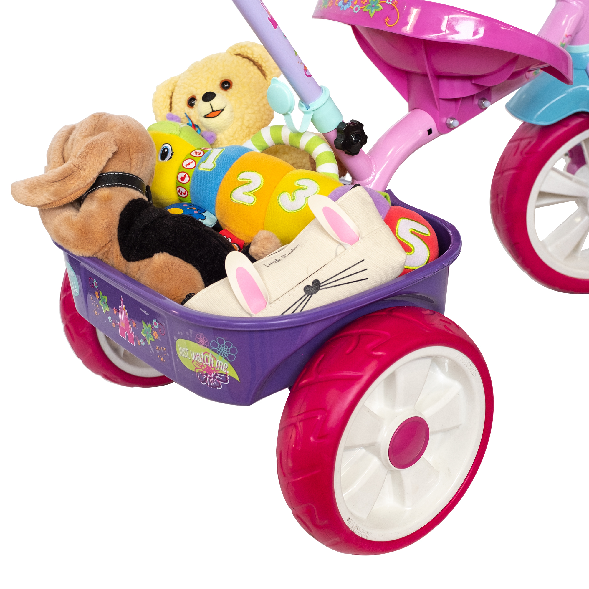 Triciclo Apache Princesas Disney Cajuela Barra Empuje