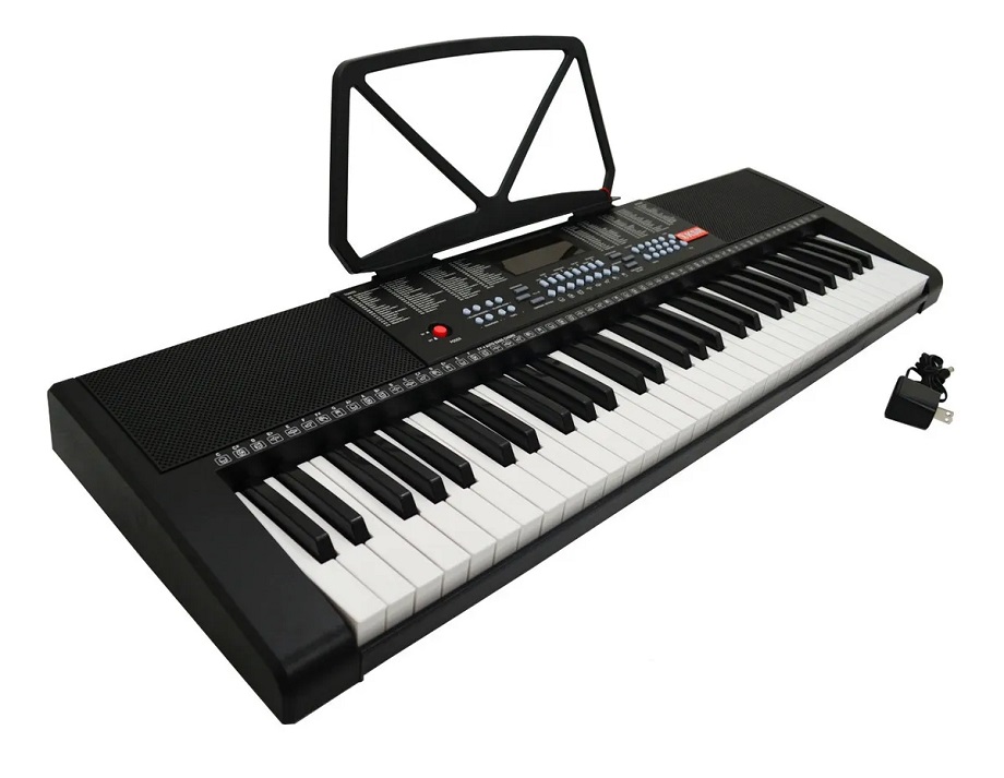 Teclado Musical De 61 Teclas Graba Audio Kaiser 255 Ritmos