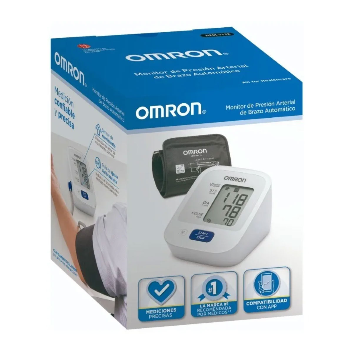 Monitor de Presión de Brazo Omron HEM 7122