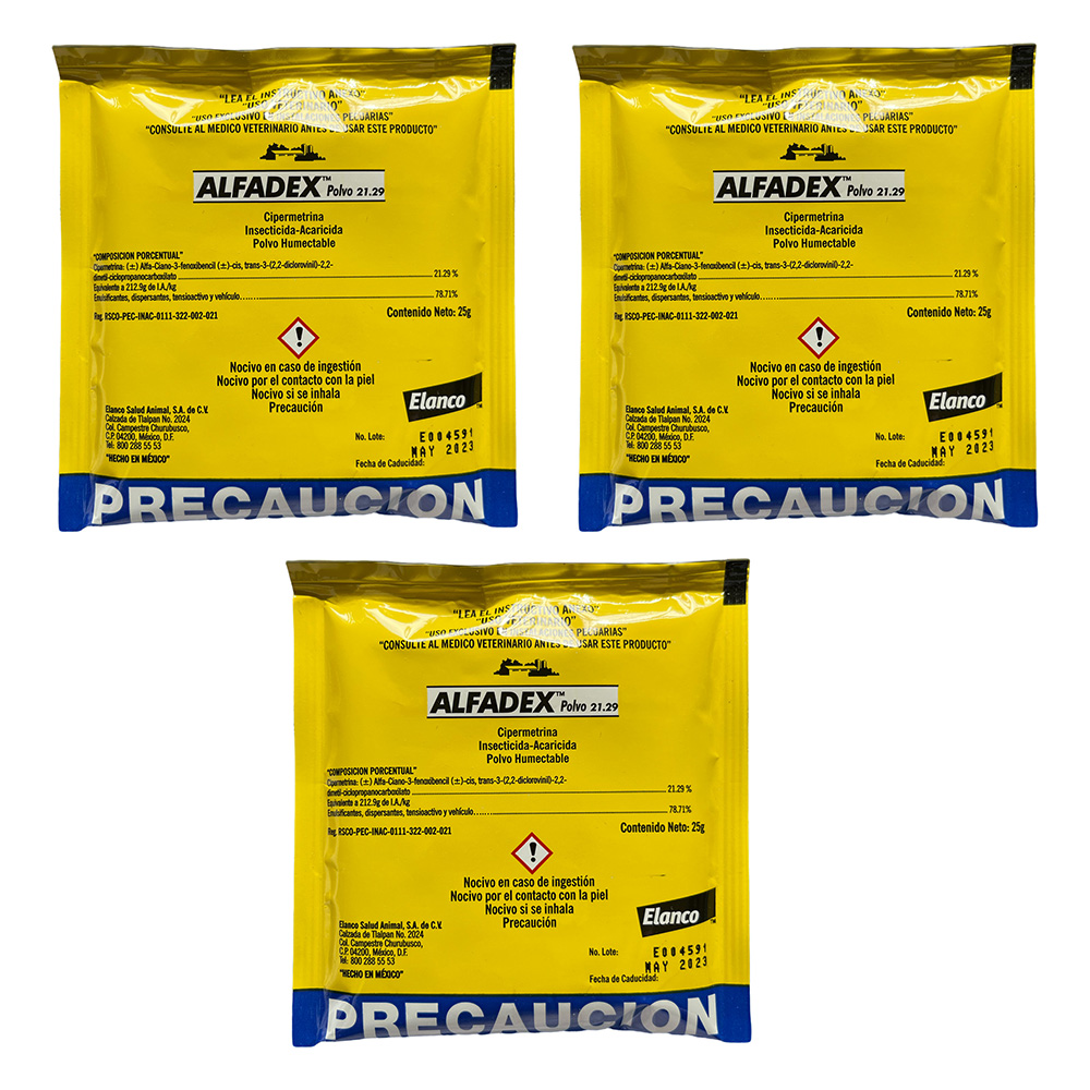 Pack 3 Alfadex 25 GR