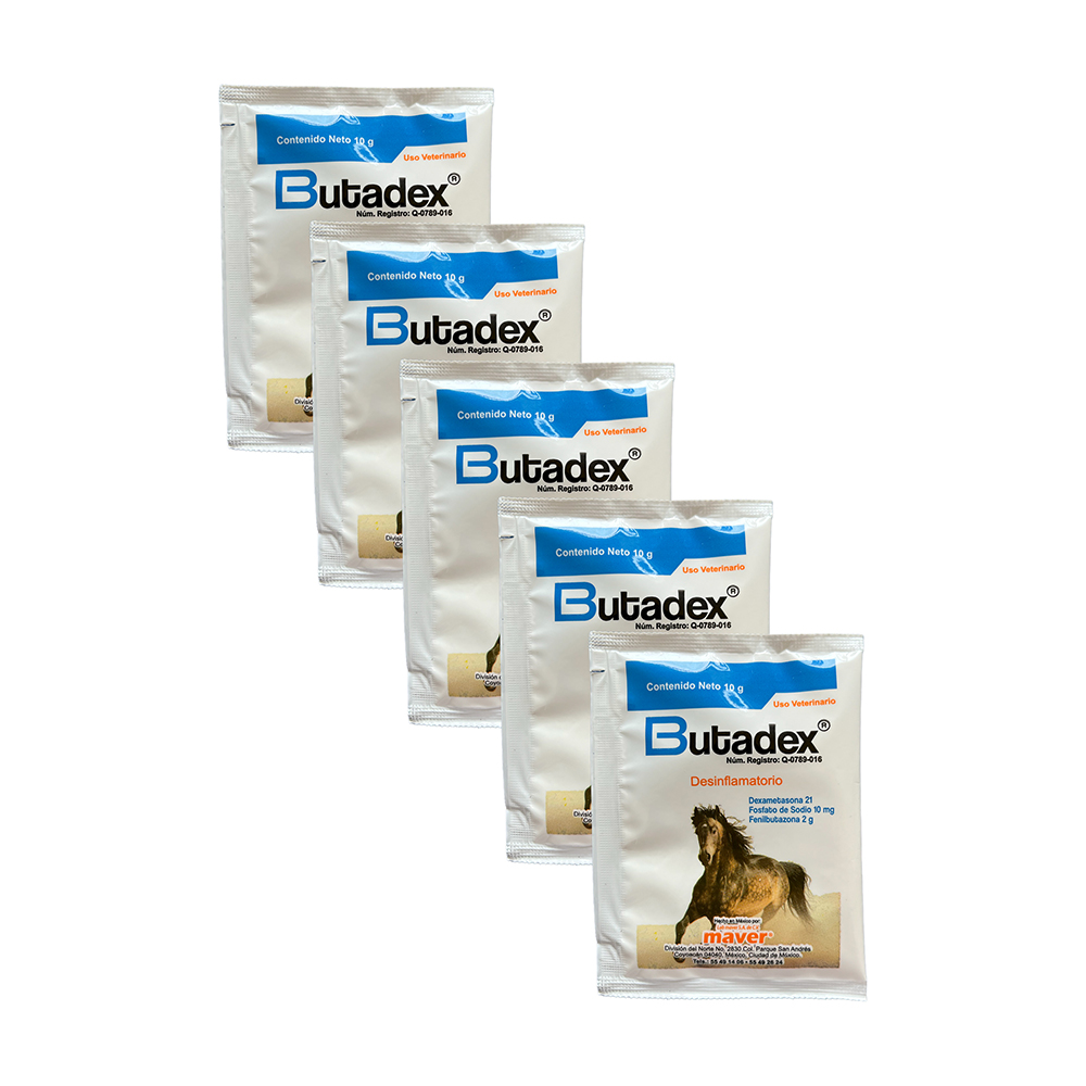 Pack 5 Butadex Sobres 10 Gr 