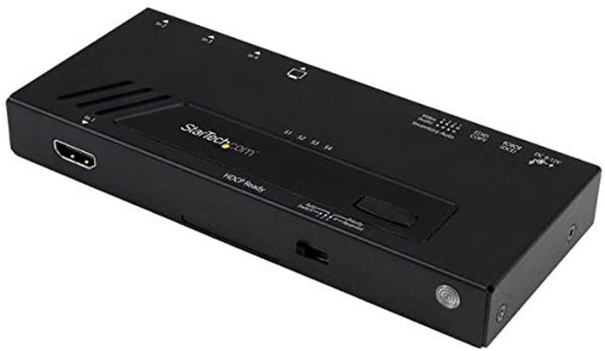 Switch Automático HDMI de 2 Puertos, Negro