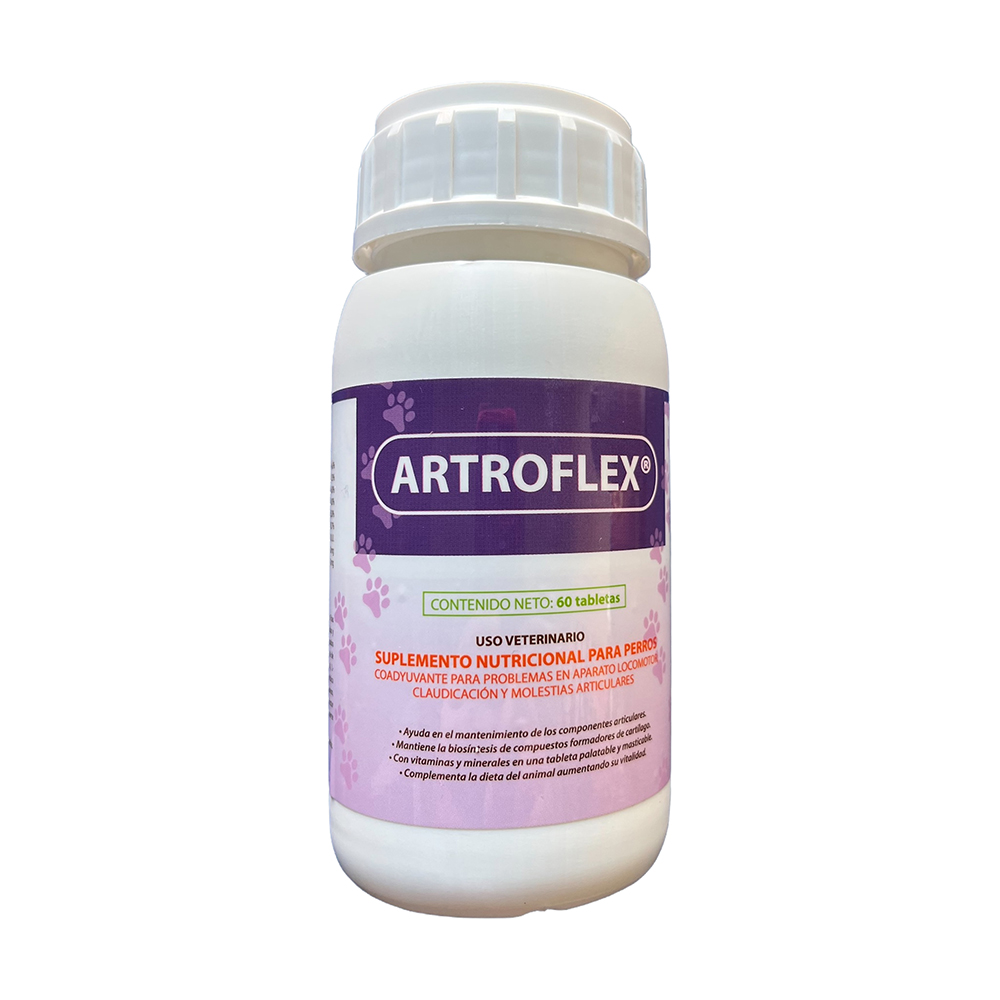 Artroflex Suplemento Nutricional Perros Articulaciones 60tab