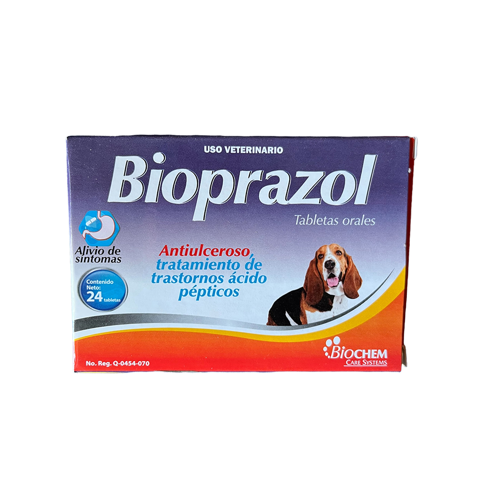 Bioprazol 24 Tabletas Biochem Para Perro Y Gato