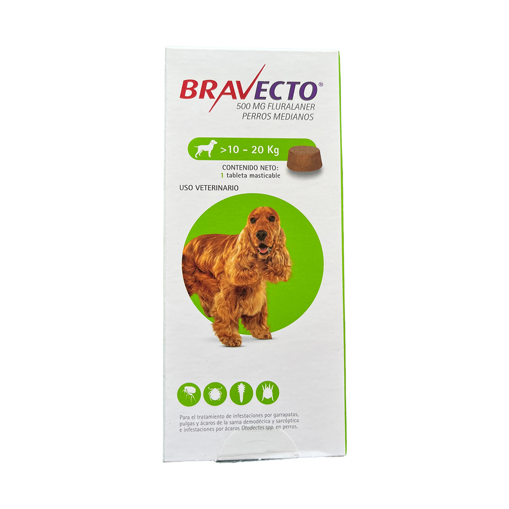 Bravecto 500 mg 10 - 20 kg 