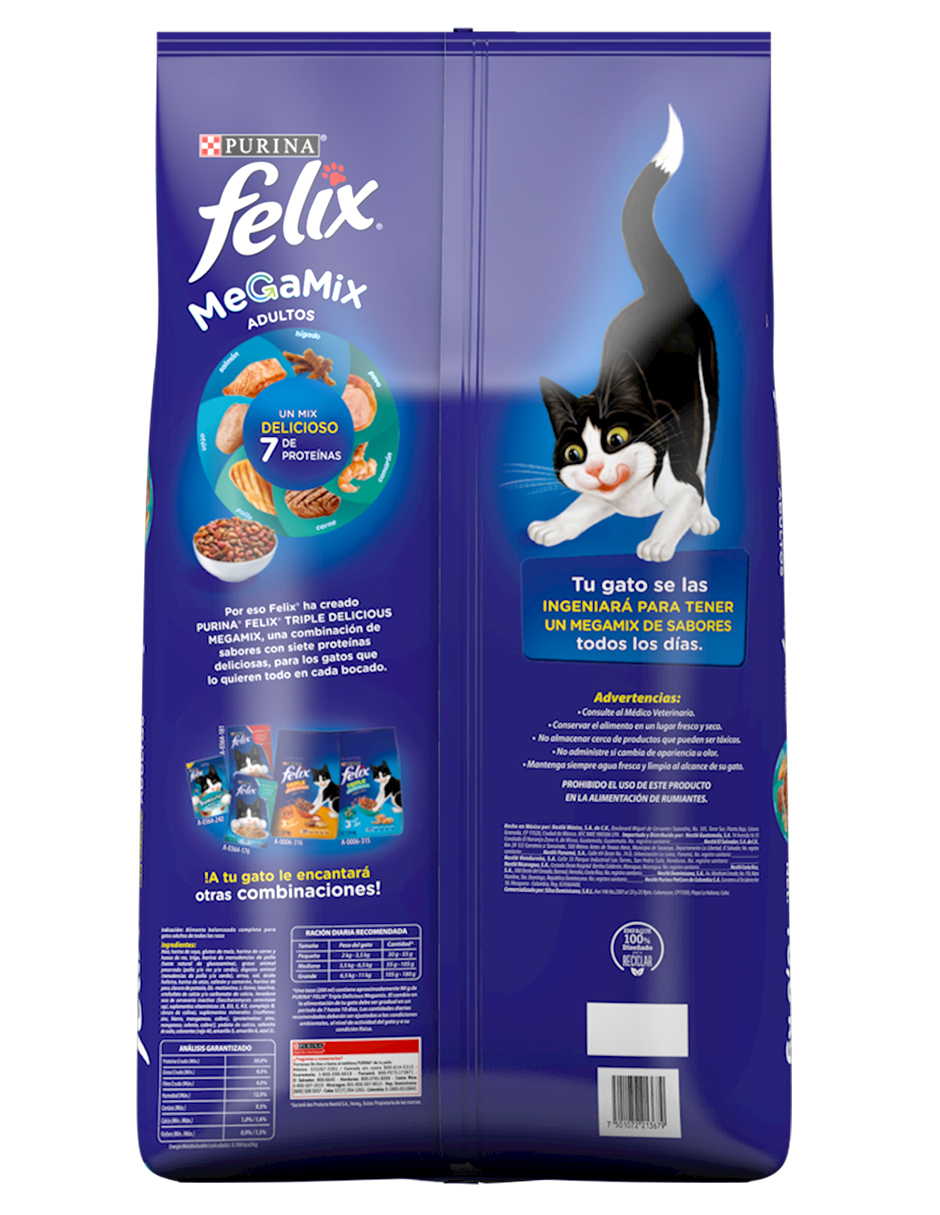 Felix Megamix para gatos adultos, bulto de 10 kg