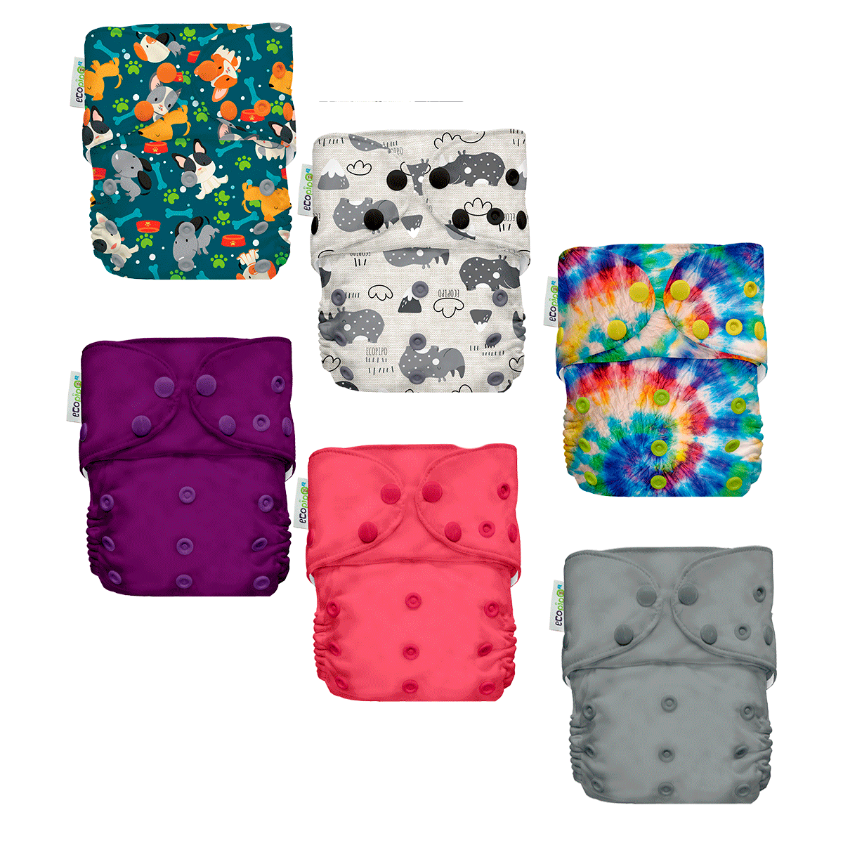Pañales ecopipo 6 pack
