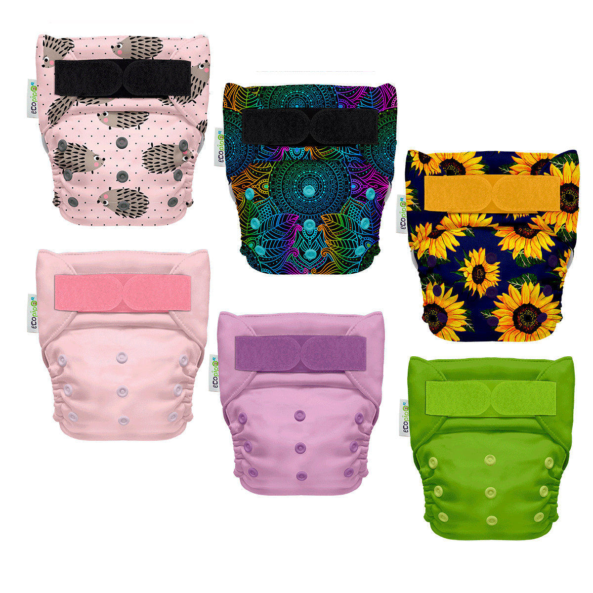 Pañales ecopipo 6 pack