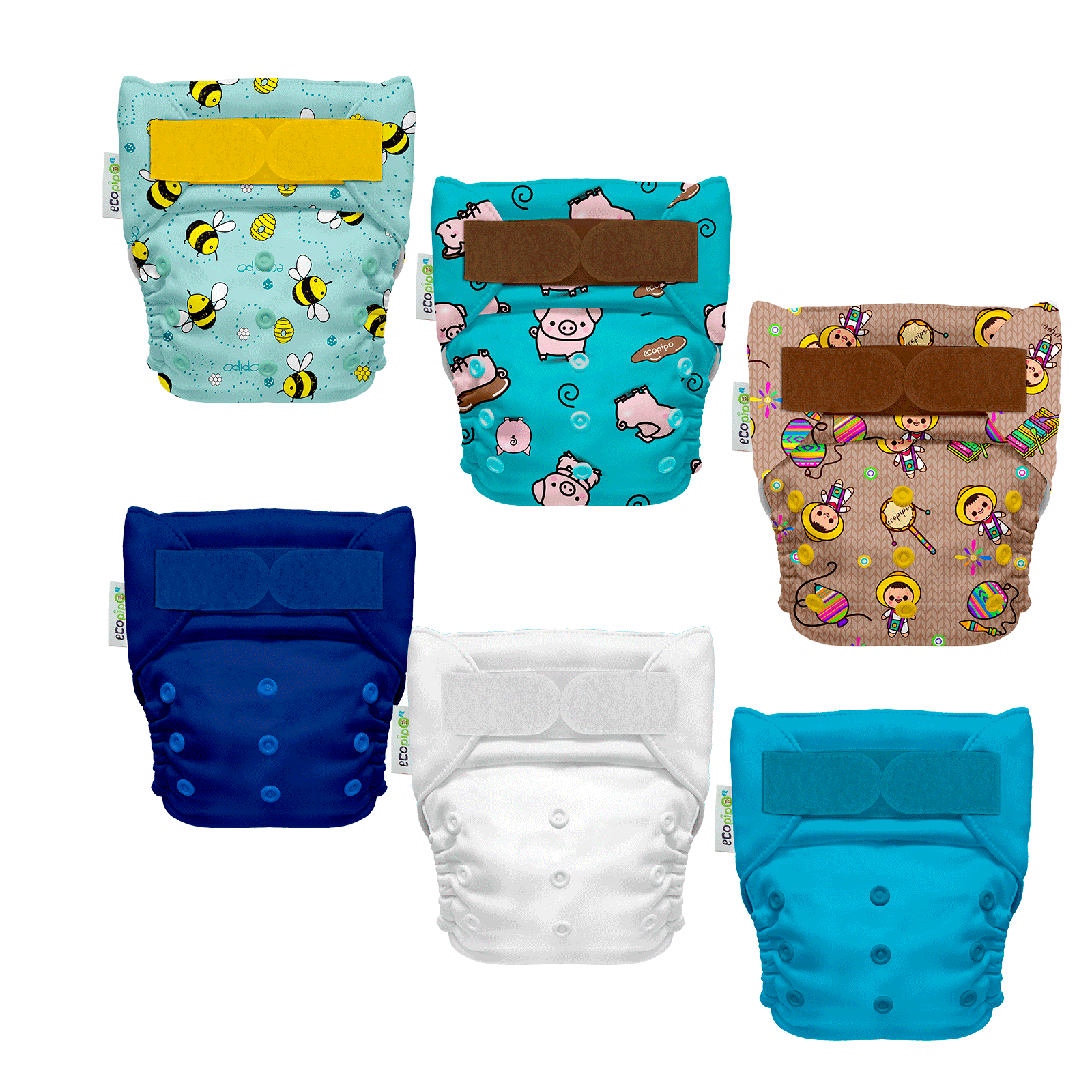 Pañales ecopipo 6 pack