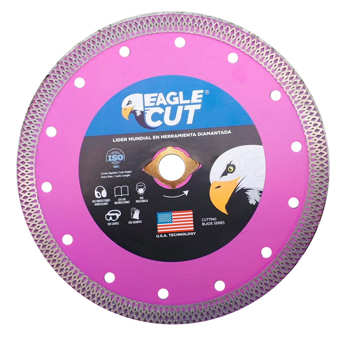 Disco Corte Super Delgado 7 X 7/8 Eagle Cut Lapidary