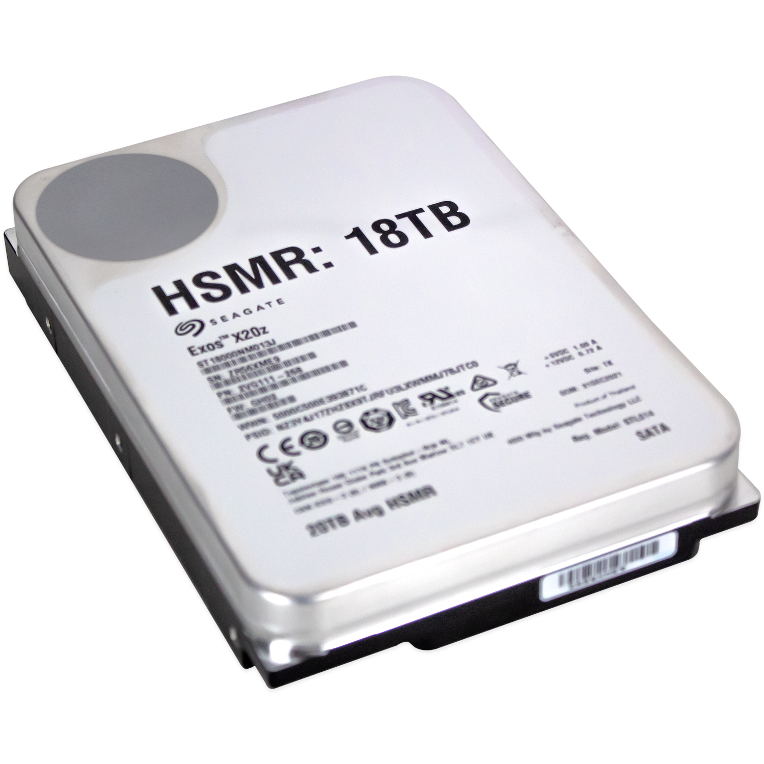 Disco Duro Interno 18TB SEAGATE EXOS X20Z SATA 7200RPM ST18000NM013J