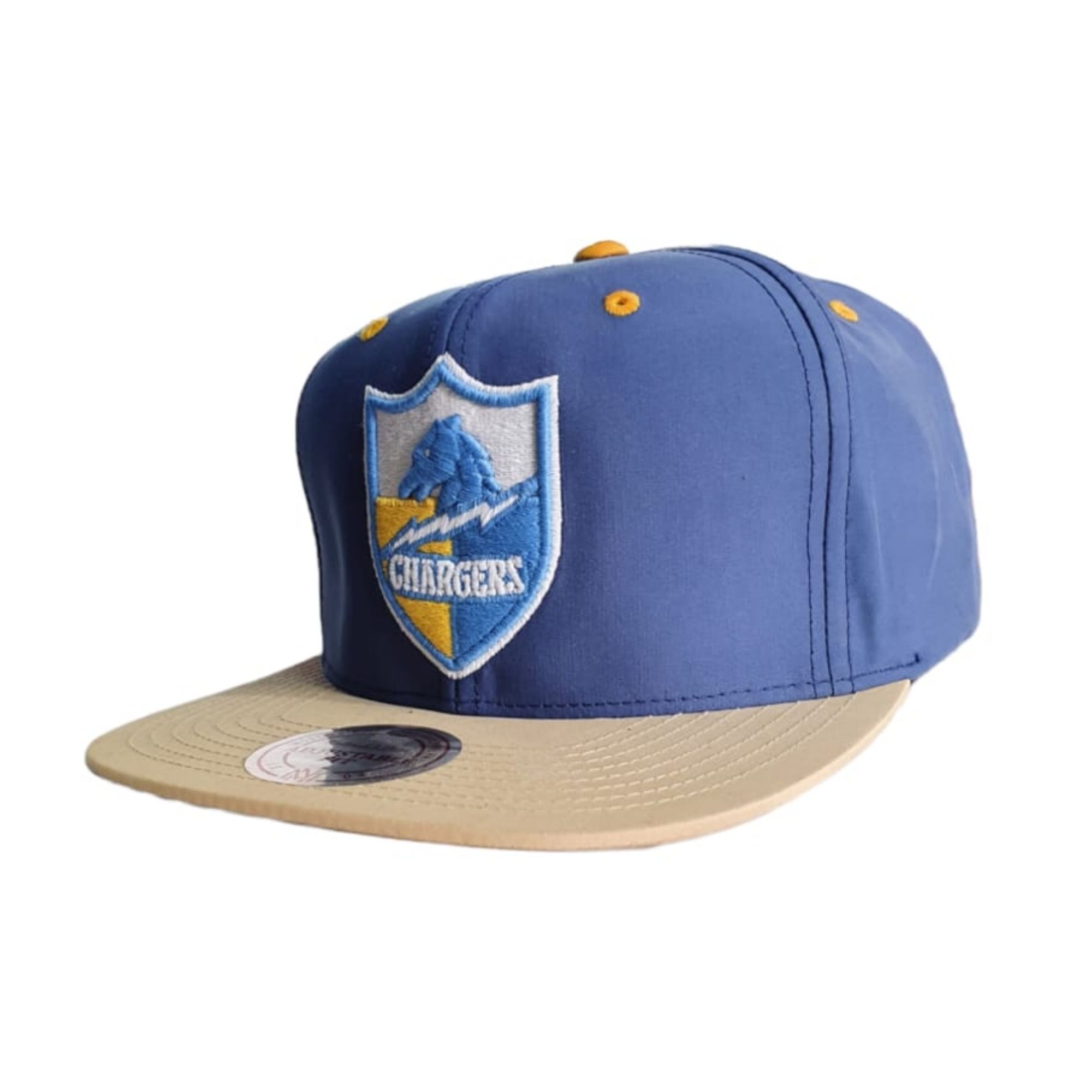 Gorra M&N Los Angeles Chargers Azul Beige Ajustable Original 45Z6CHARG