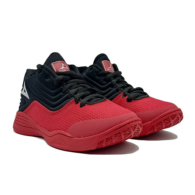 Tenis Pirma 2005 Niño Rojos Negros Basket Originales
