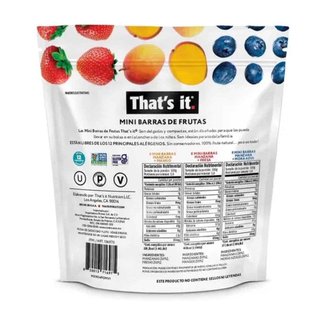 Mini Barras De Frutas That´s It