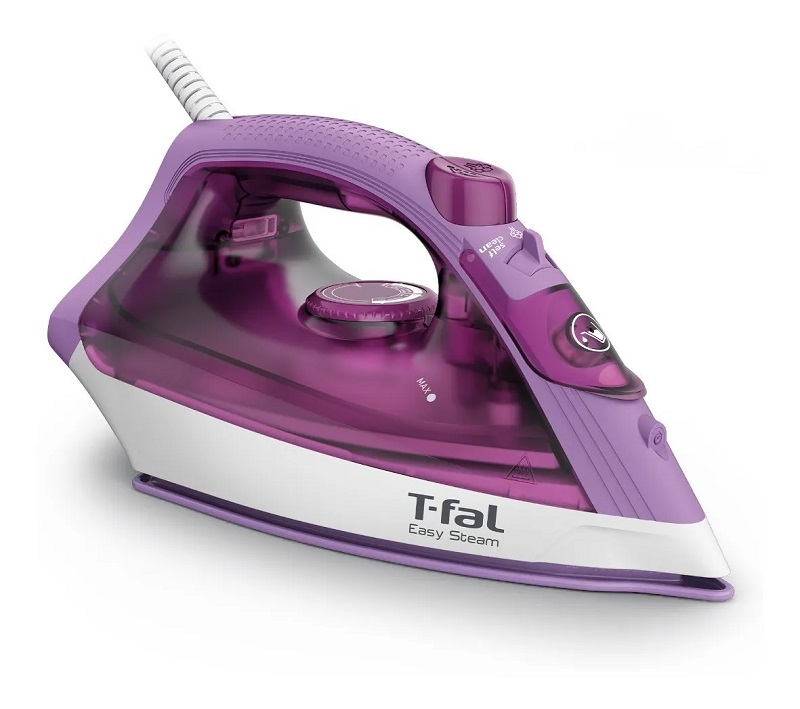 Plancha Tefal Easy Steam Ceramic Lila