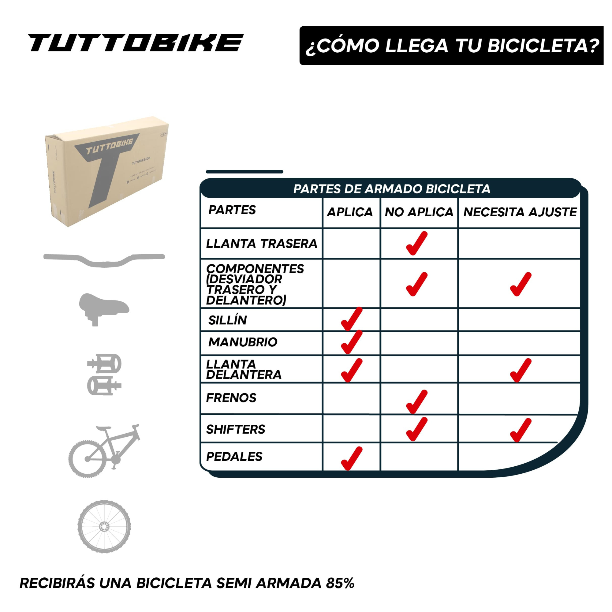 Bicicleta Montaña Rodada 26 18 Velocidades Monk StarBike Azul