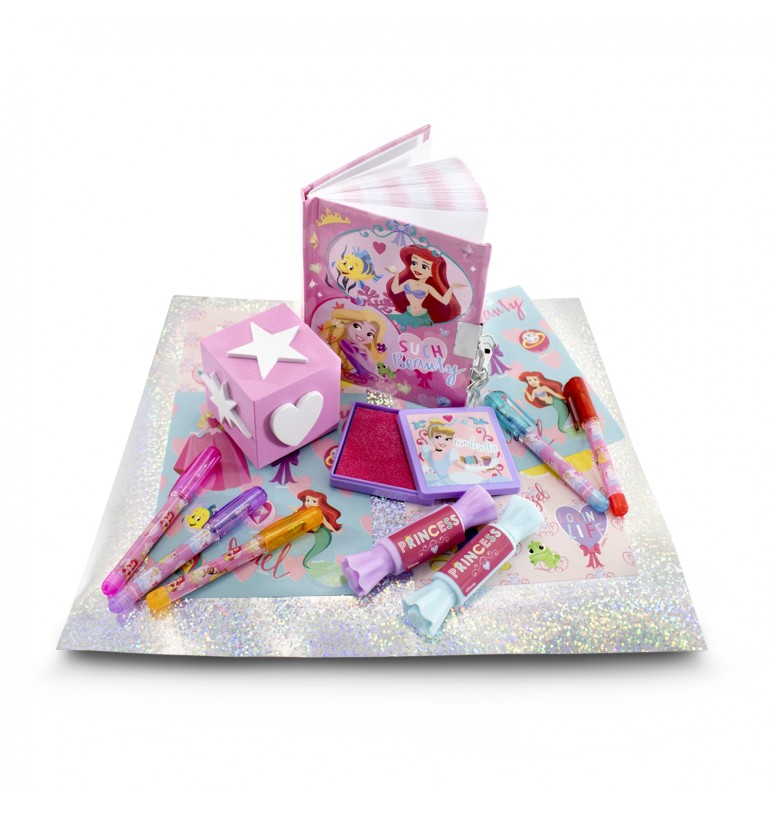 Diario secreto de Princesas Disney con candado para niñas libreta para dibujar 