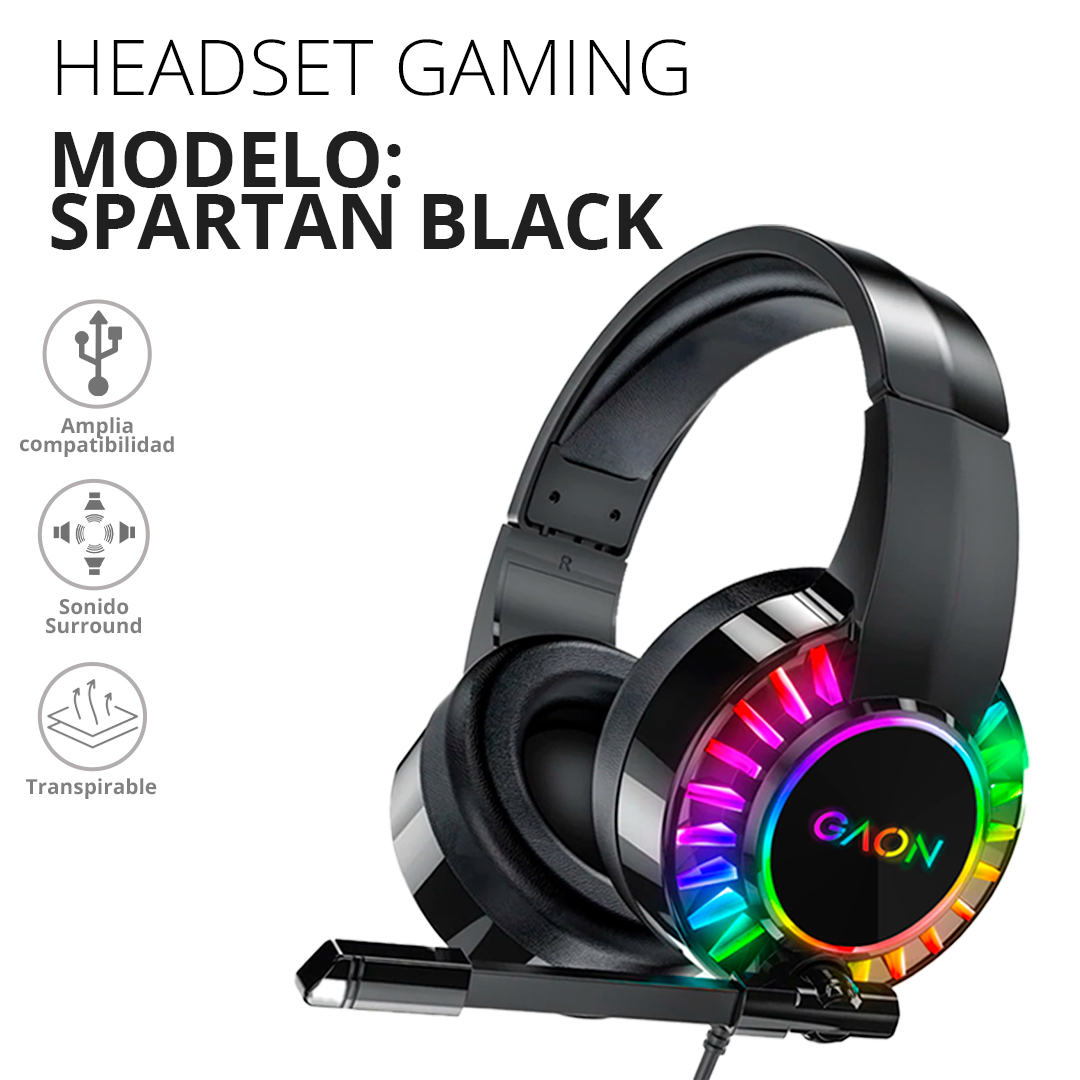 Audifonos Headset Gamer Para Pc Multiplataforma Gaon