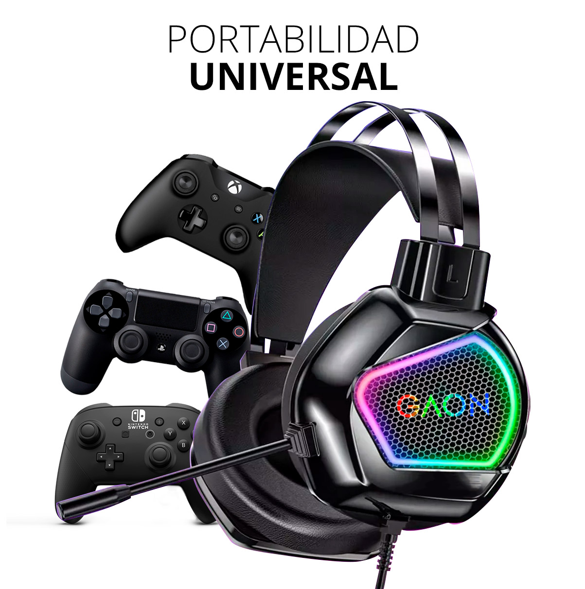 Audifonos Headset Gamer Para Pc Multiplataforma Gaon