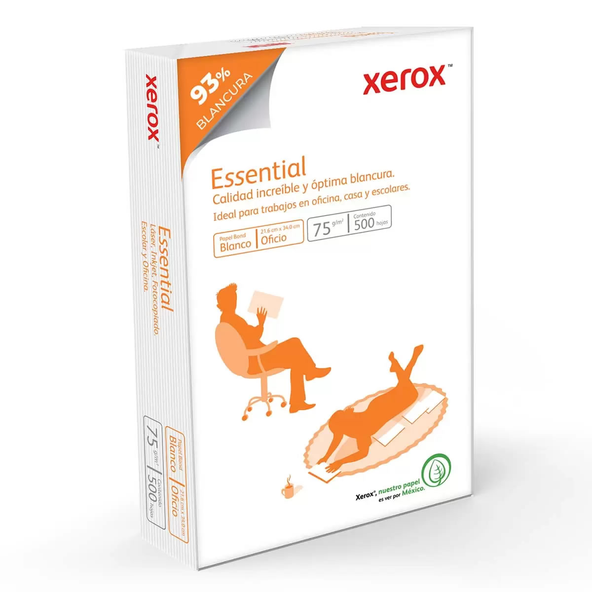 Papel Bond Tamaño Oficio Con 5,000 Hojas Xerox Essential CST