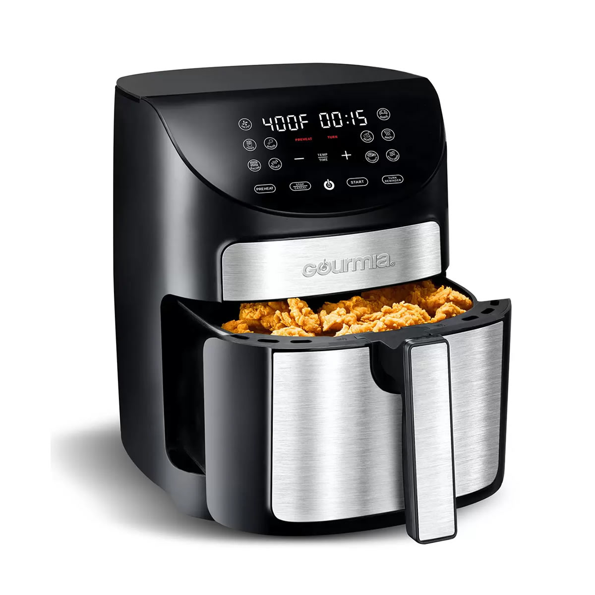 Freidora De Aire Digital Gourmia GAF798 Capacidad De 6.7L - Negro