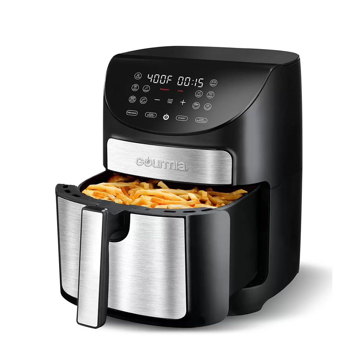 Freidora De Aire Digital Gourmia GAF798 Capacidad De 6.7L - Negro