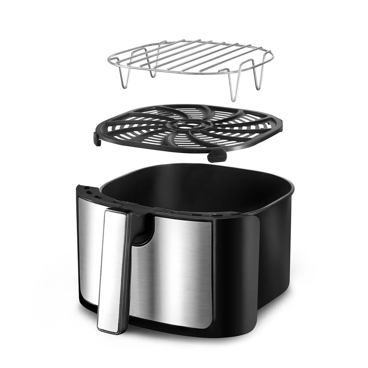 Freidora De Aire Digital Gourmia GAF798 Capacidad De 6.7L - Negro