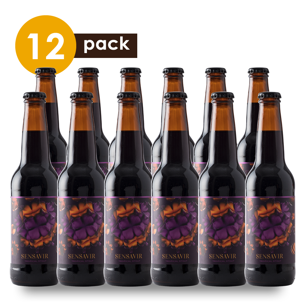 Cerveza Artesanal Sensavir Tropical Stout Cervexxa Beerpack 12