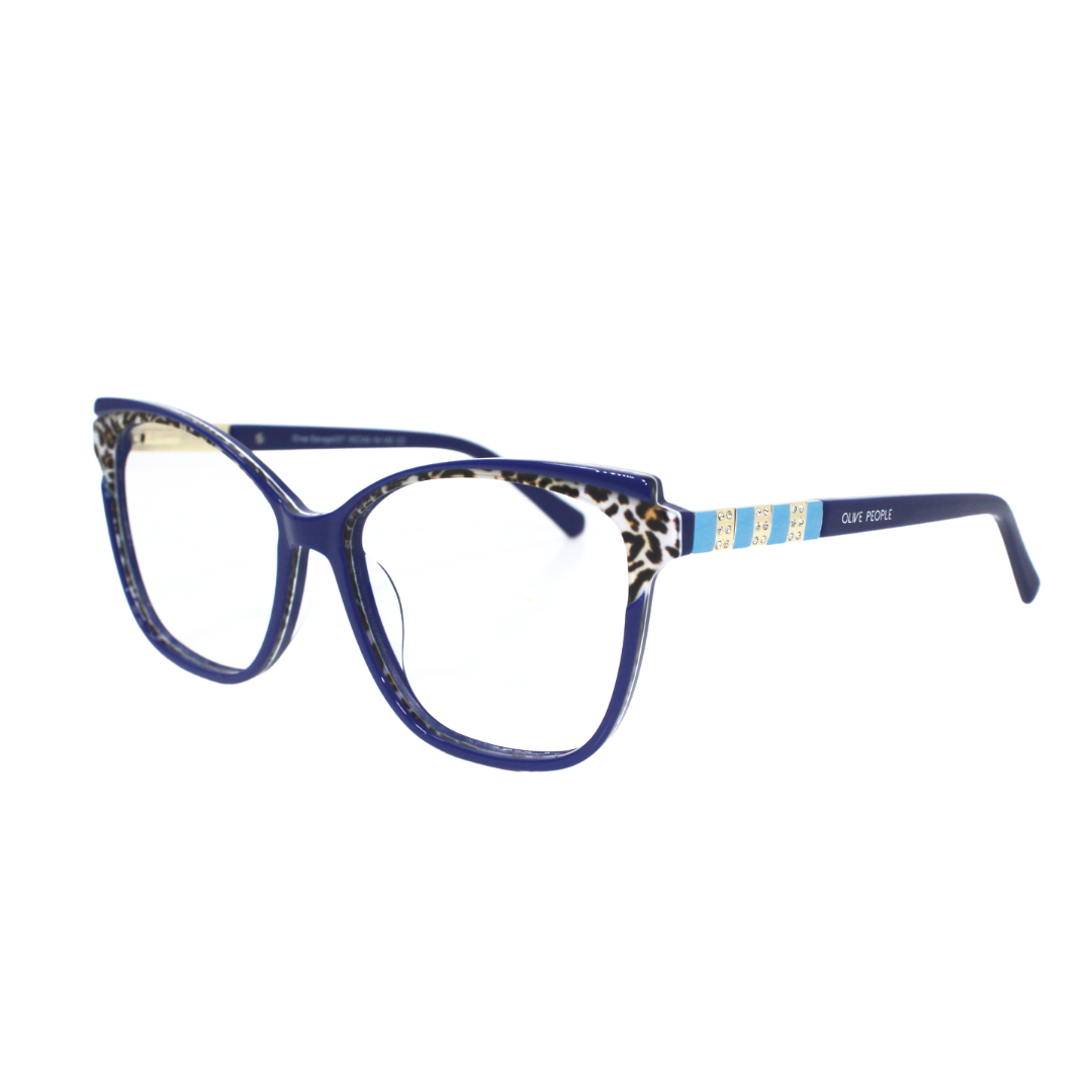 Armazón Para Graduar Olive People para Dama Combinado Acetato Modelo Savage-007 + Accesorios