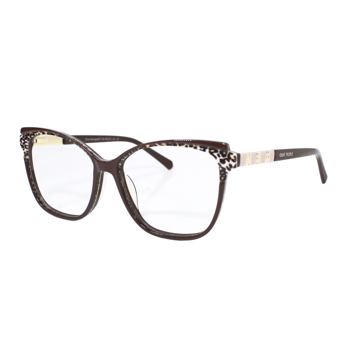 Armazón Para Graduar Olive People para Dama Combinado Acetato Modelo Savage-007 + Accesorios