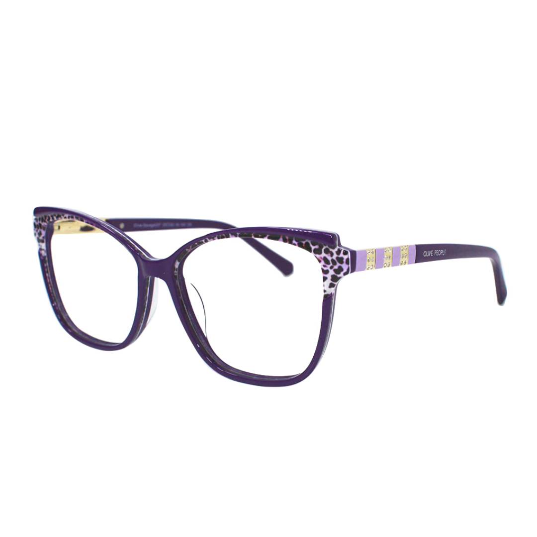 Armazón Para Graduar Olive People para Dama Combinado Acetato Modelo Savage-007 + Accesorios