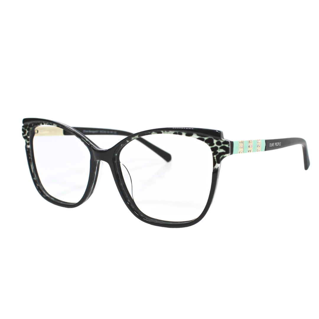 Armazón Para Graduar Olive People para Dama Combinado Acetato Modelo Savage-007 + Accesorios