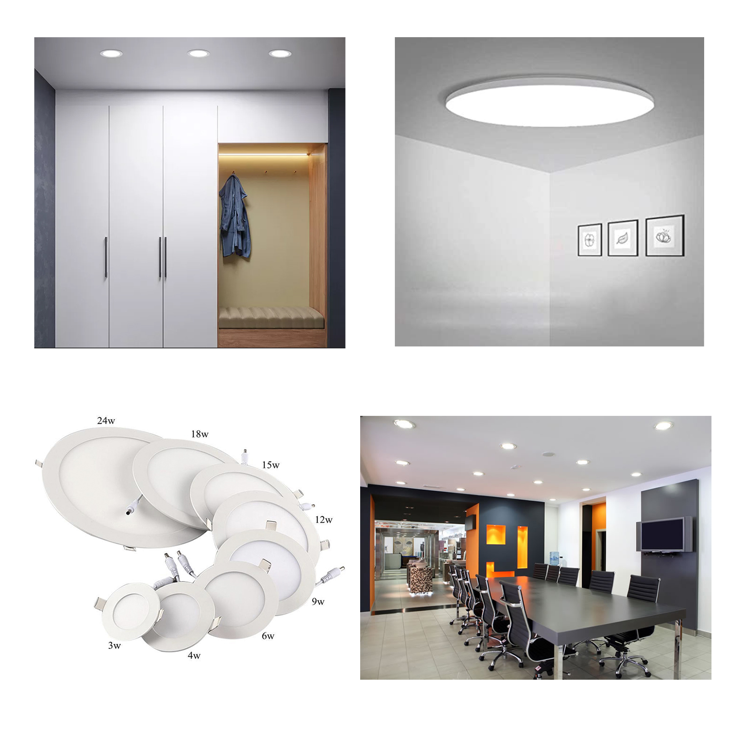 LAMPARA PLAFON LED 6W EMPOTRABLE