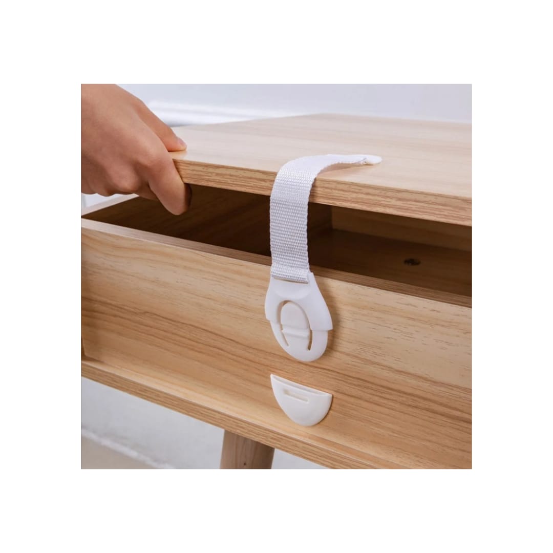 Broches de seguridad para cajones y puertas Novaliz, seguridad para bebés