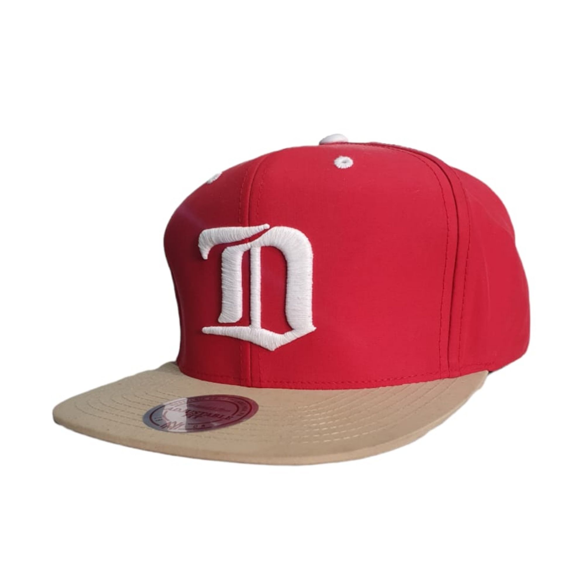 Gorra M&N Detroit Red WIngs Rojo Beige Ajustable Original 46Z7REDWI