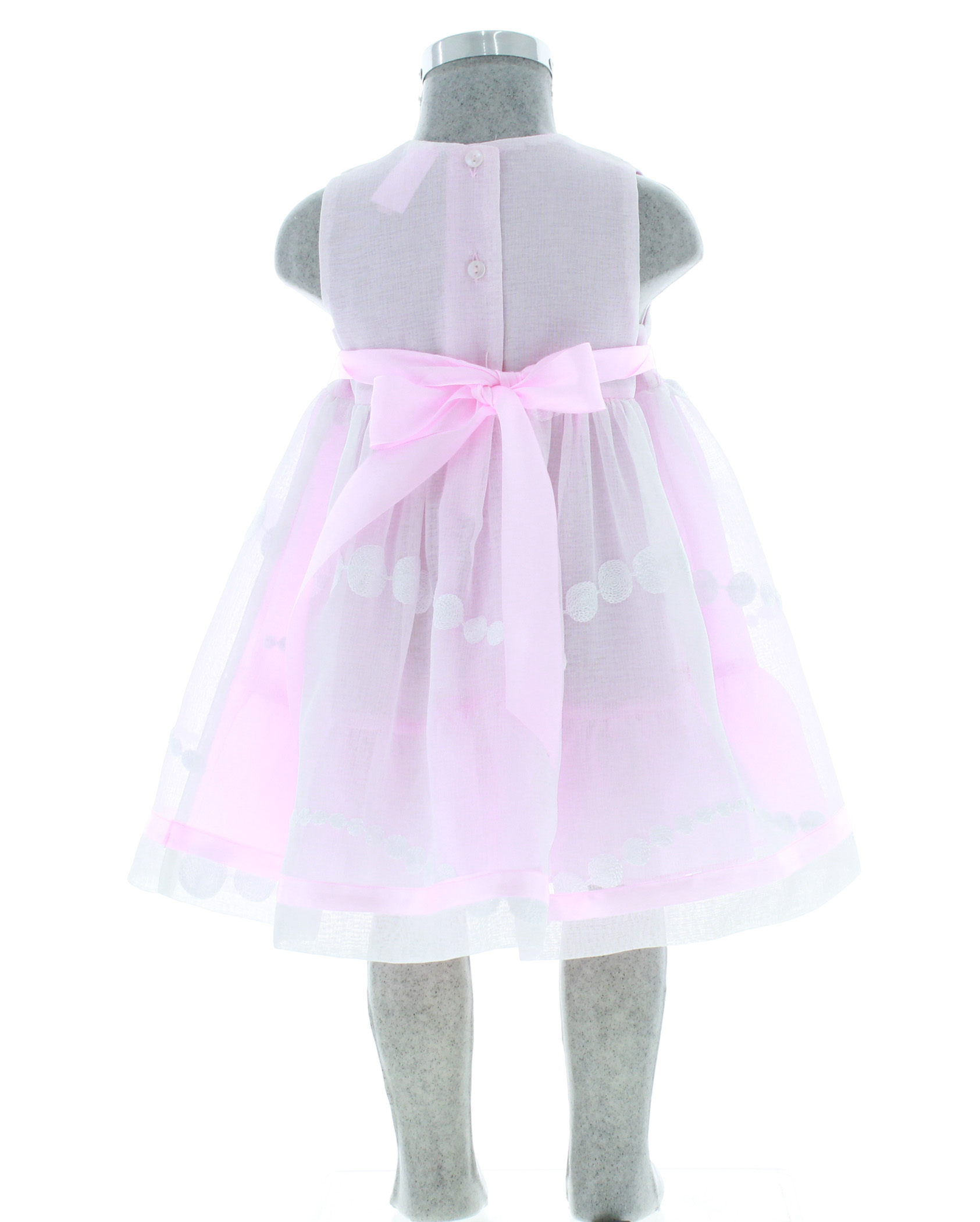 Vestido para Niña Pequeña Lino 1 a 5 años.