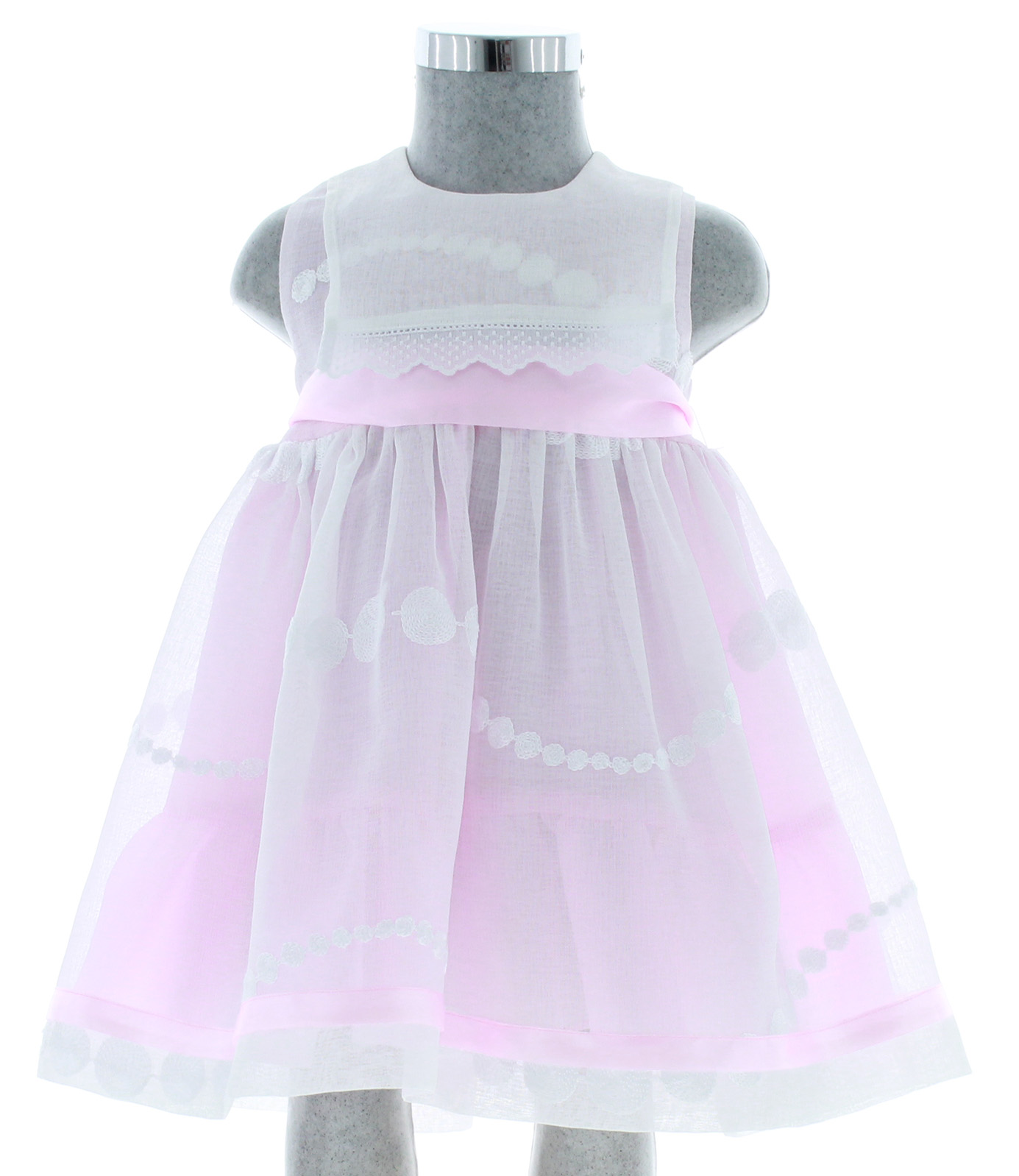 Vestido para Niña Pequeña Lino 1 a 5 años.