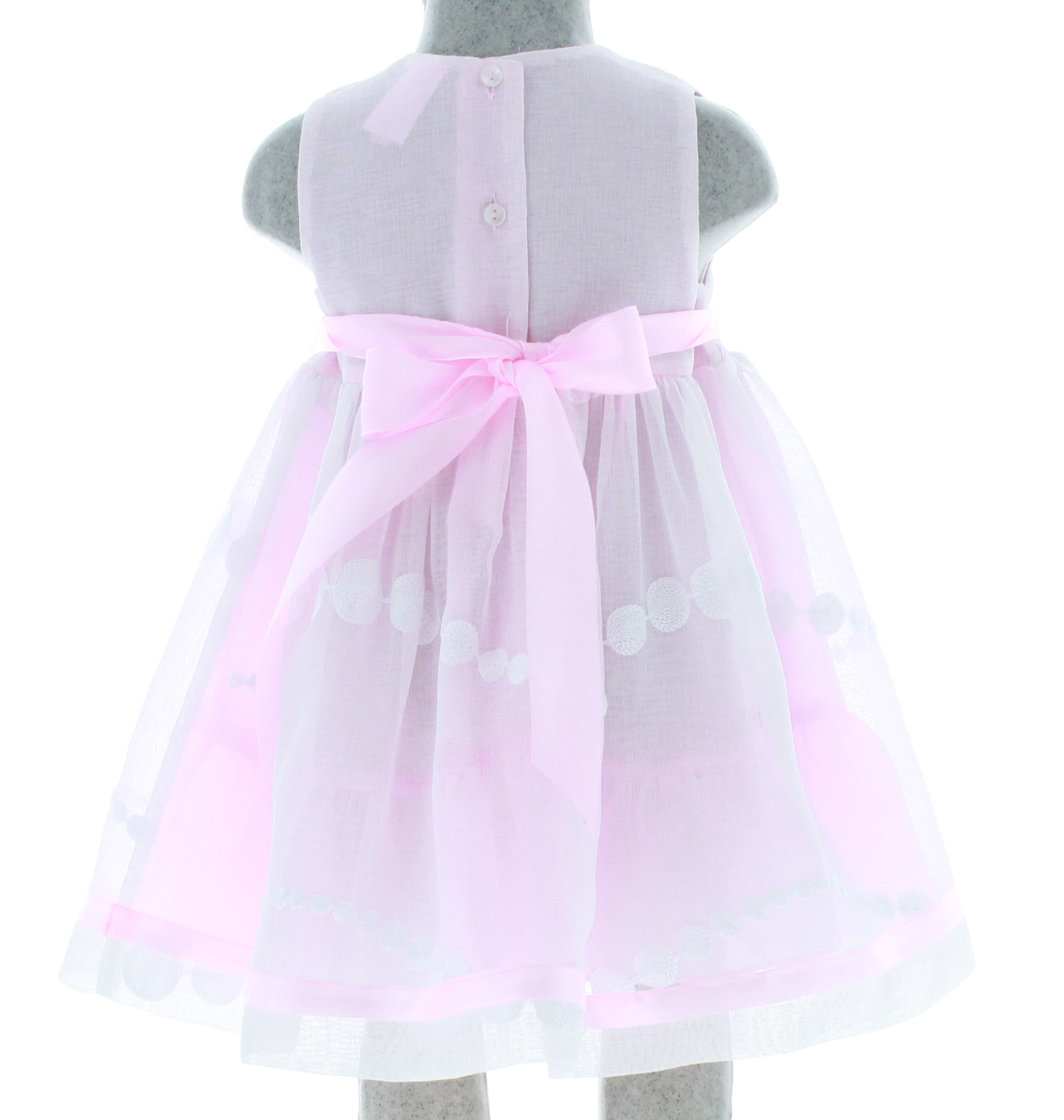 Vestido para Niña Pequeña Lino 1 a 5 años.