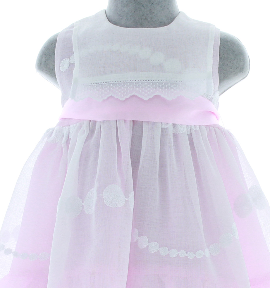 Vestido para Niña Pequeña Lino 1 a 5 años.