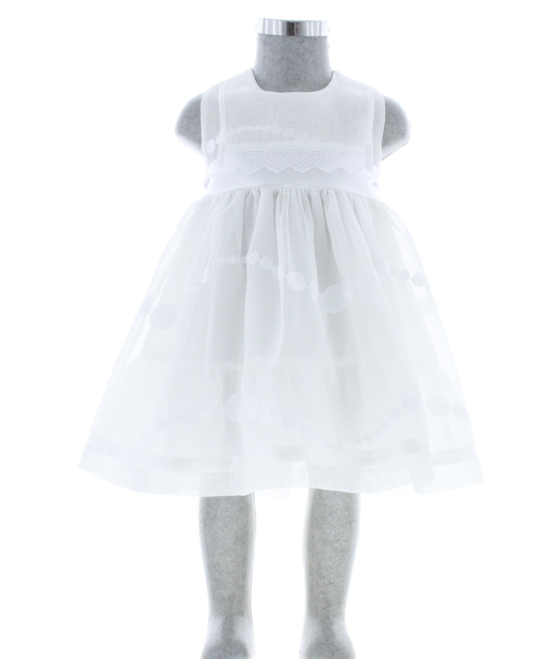 Vestido para Niña Pequeña Lino 1 a 5 años 2943.