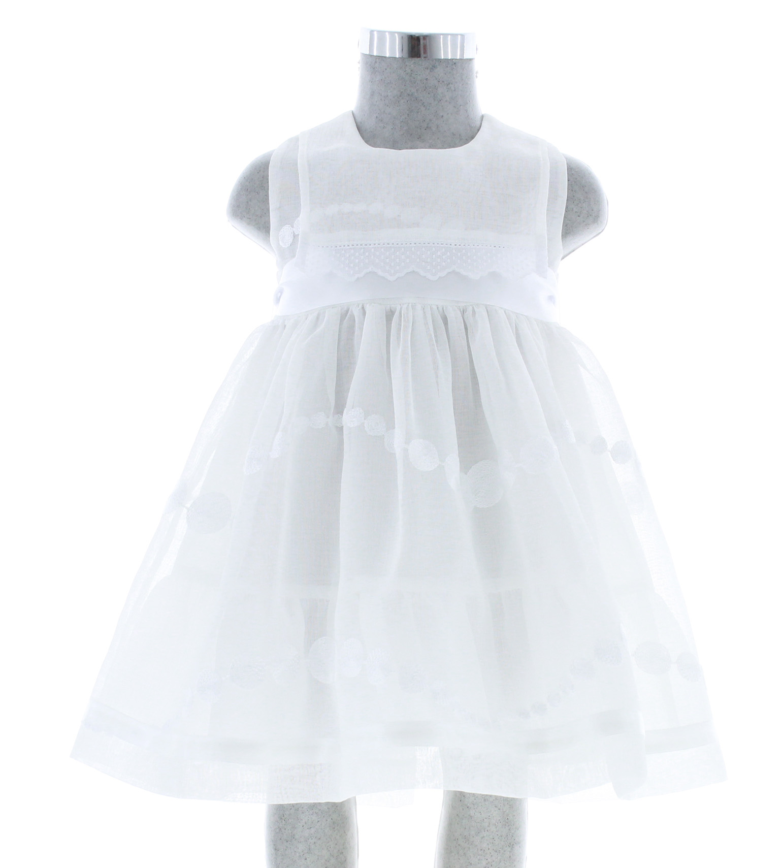 Vestido para Niña Pequeña Lino 1 a 5 años 2943.
